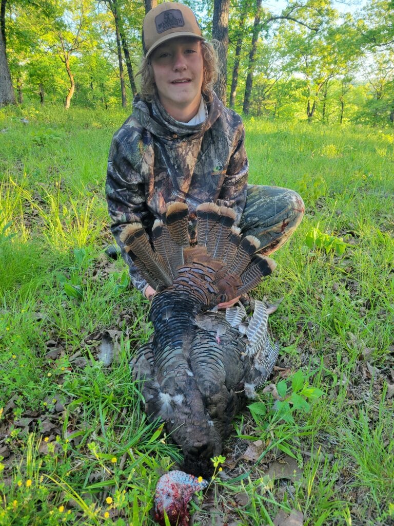 Youth Showing off Turkey