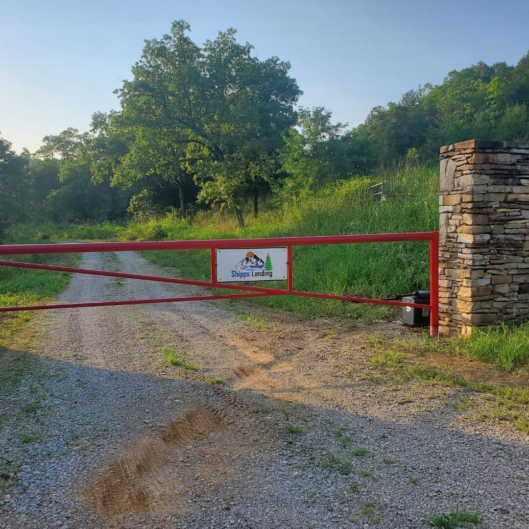 Ozark landscape and woodlands at Shipps Landing