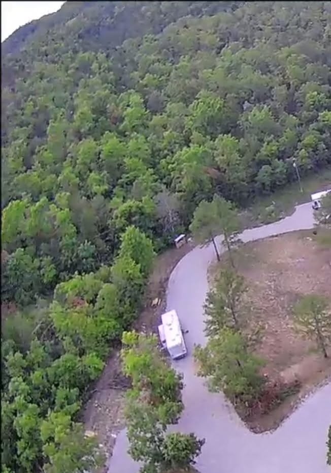 Hillside RV1 campsite at Shipps Landing
